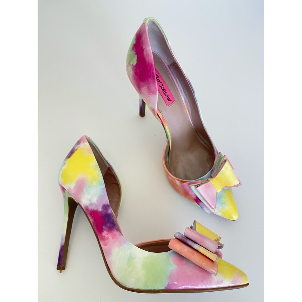 Betsey Johnson Prince Pink Multicolor Pumps